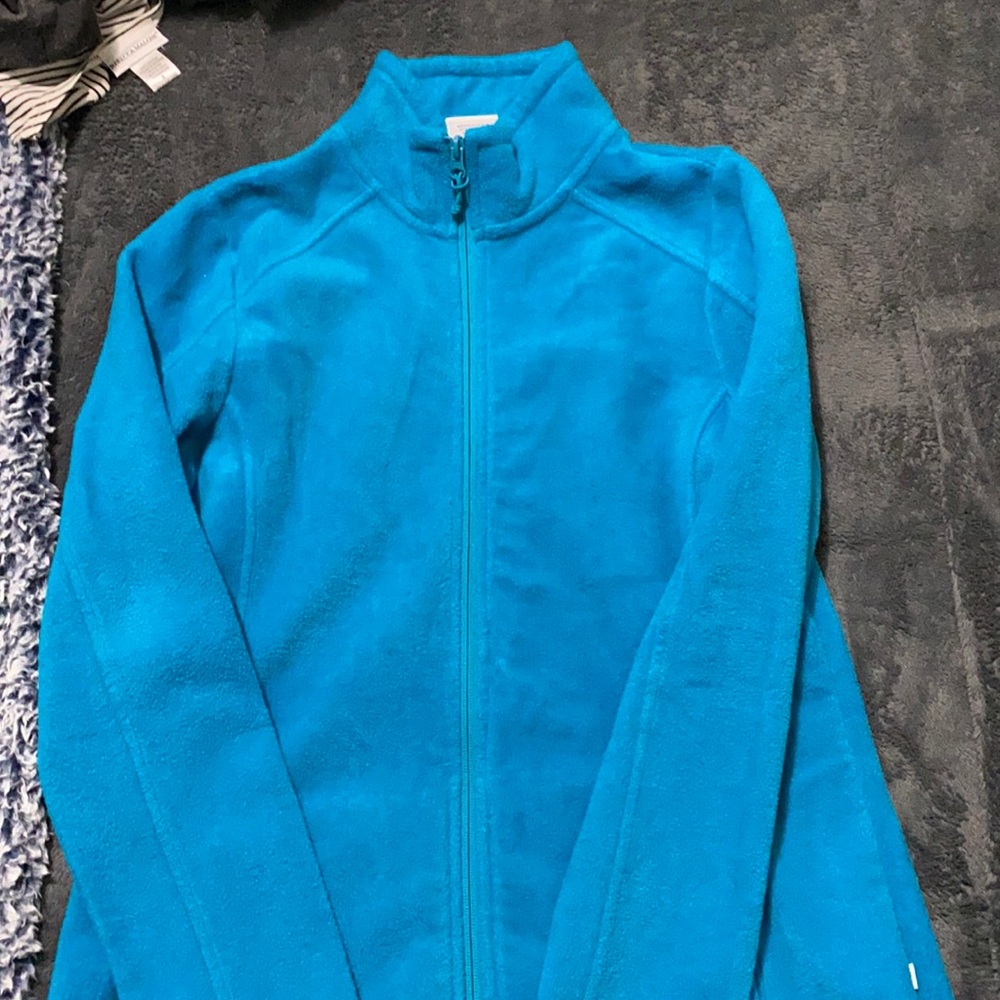 Magellan blue zip up jacket